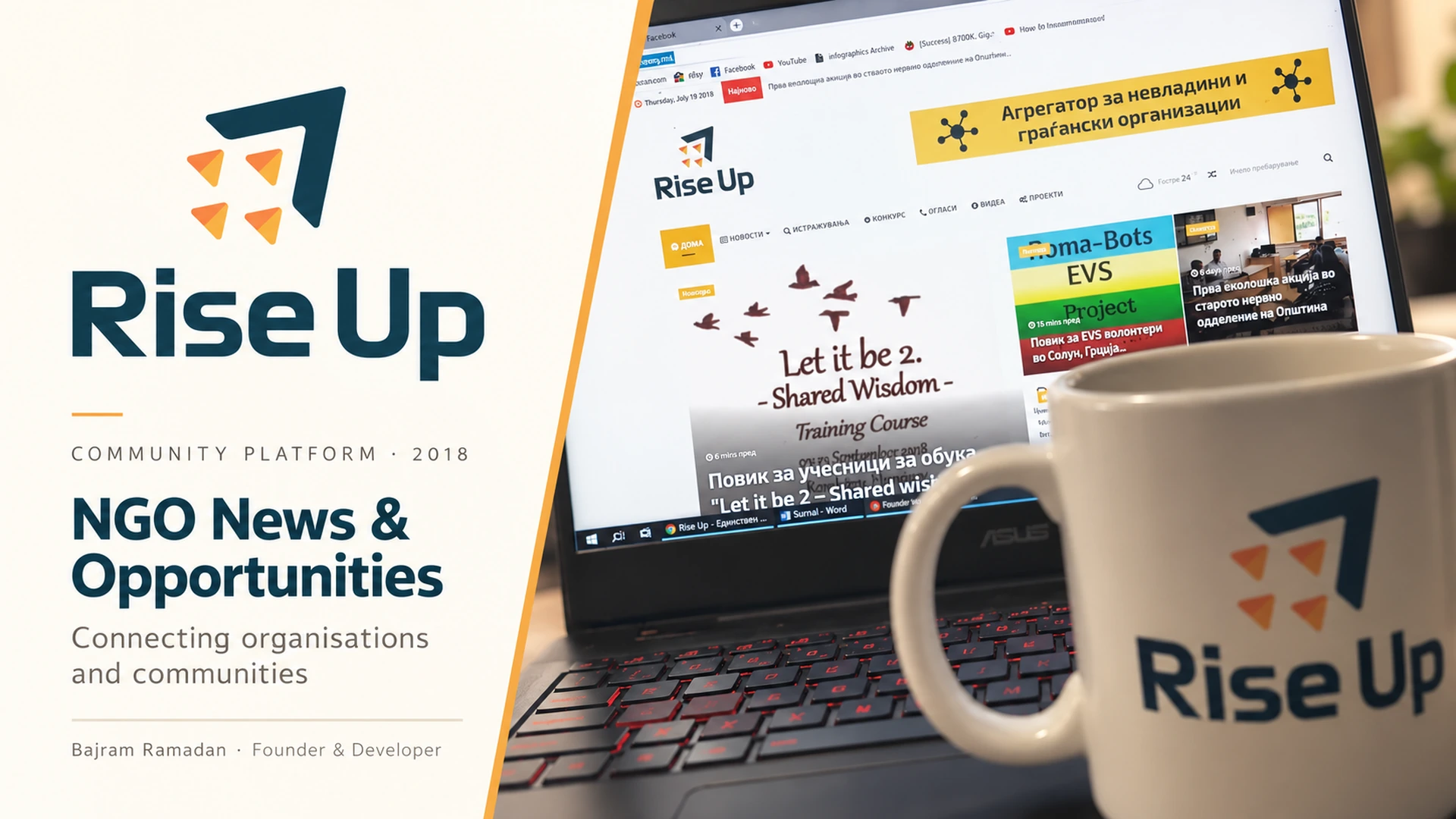 Rise Up NGO aggregator — a platform for NGO news and opportunities in Macedonia.